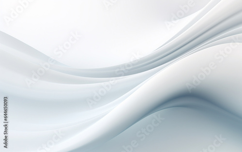 Smooth white wave background