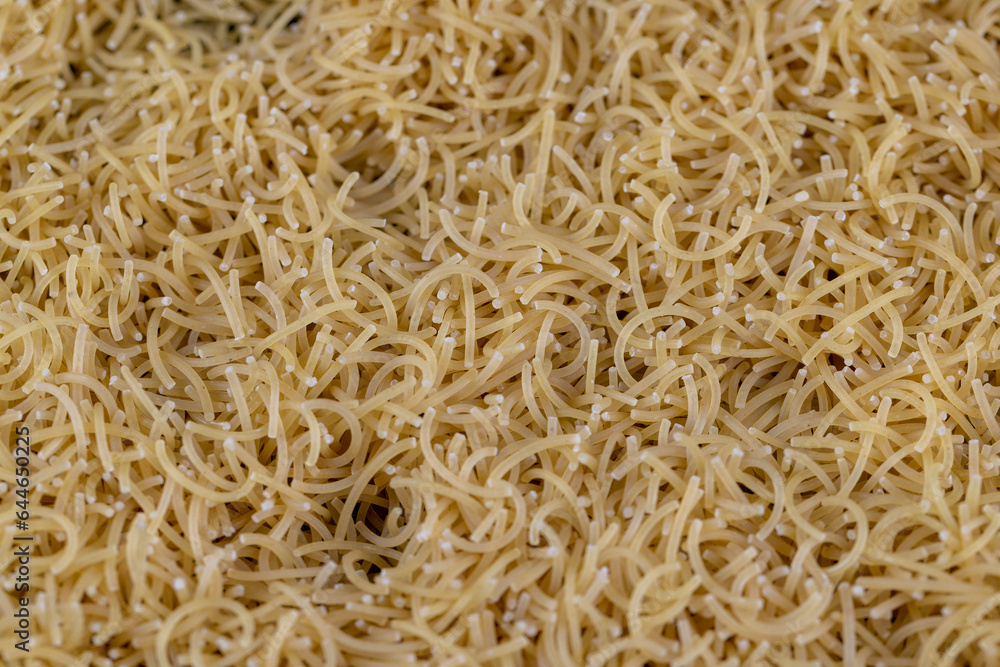 thin pasta made of high-quality wheat flour thin pasta made of high-quality wheat flour