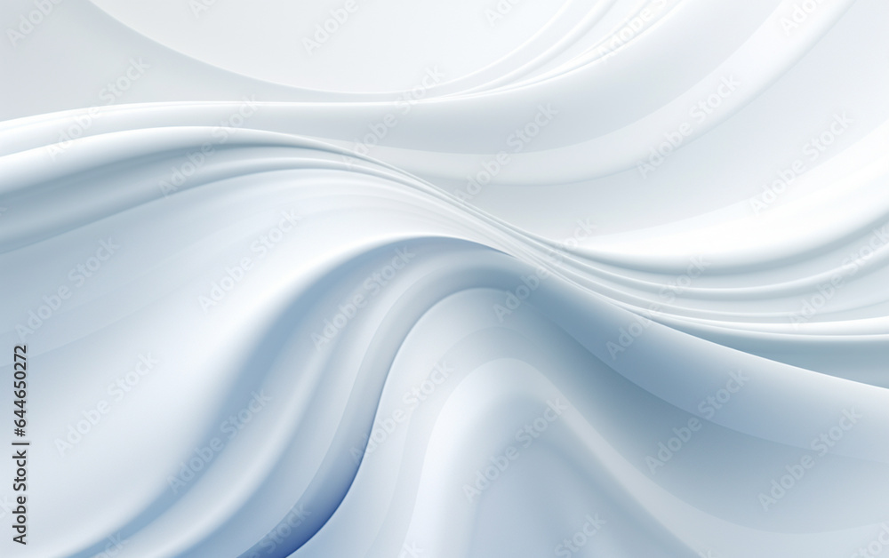 Fototapeta premium Smooth white wave background