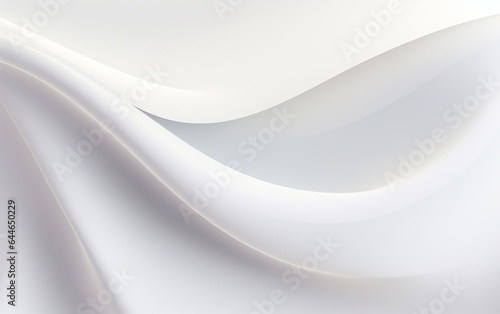 Smooth white wave background