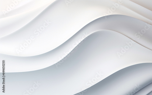 Smooth white wave background