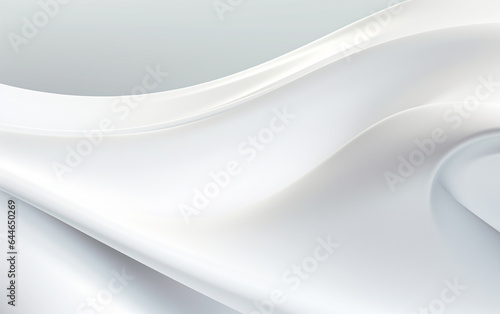 Smooth white wave background