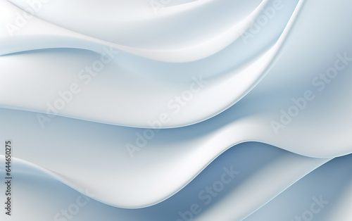 Smooth white wave background