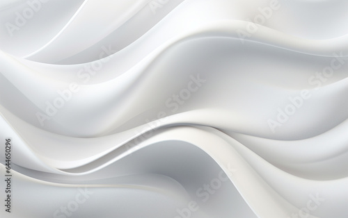 Smooth white wave background