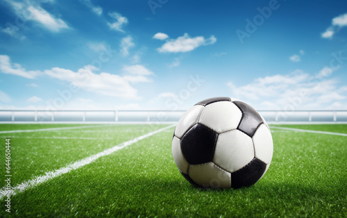 Soccer field with ball  © MUS_GRAPHIC