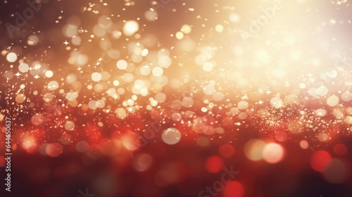 Beautiful abstract shiny light and glitter background. Christmas concept.