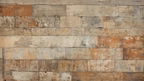 Old brown gray rusty vintage worn shabby patchwork motif wall texture.