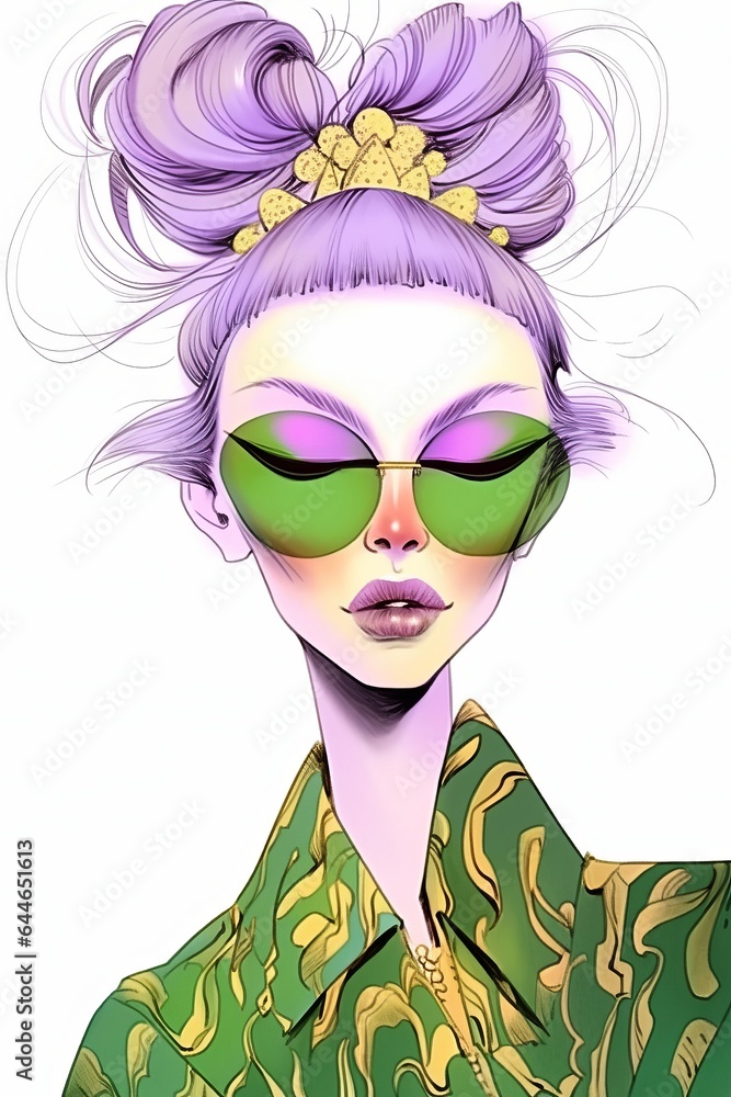 女性イラスト,Generative AI AI画像 女性イラスト,Generative AI AI画像