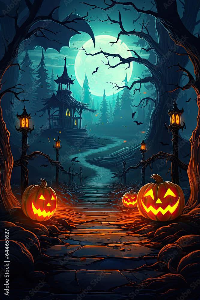Fototapeta premium Halloween Background