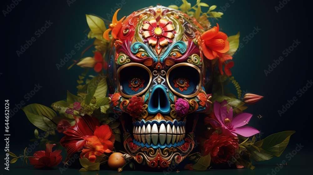 day of the dead sugar skull calavera for dia de los muertos day of the dead sugar skull calavera for dia de los muertos