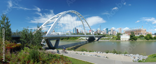 Panoramic summer cityscape of Edmonton, Alberta, Canada.