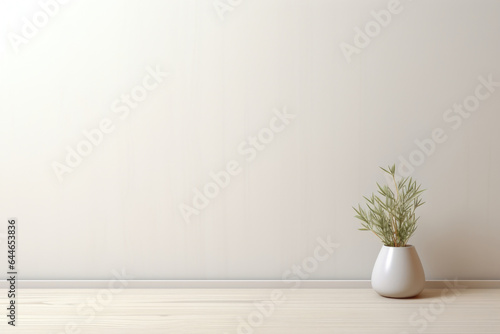 A minimalistic and modern approach presents a sleek, ashcolored wood background. The clean lines and subtle shadows create an atmosphere of sophistication and simplicity, perfect for modern © Justlight