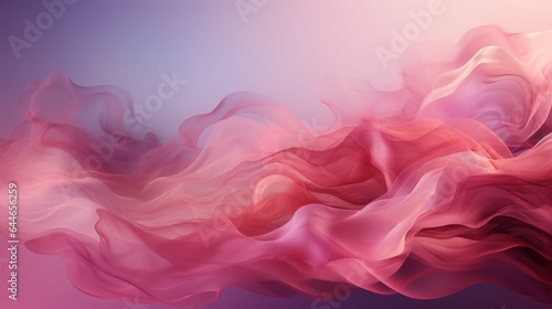 An abstract pink backdrop with flowing lines. Generative AI. 