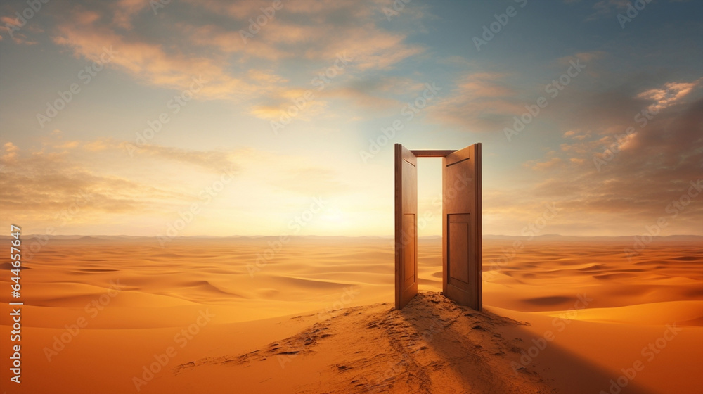 Sunny travel blue nature landscape day summer desert door outdoors sky sand