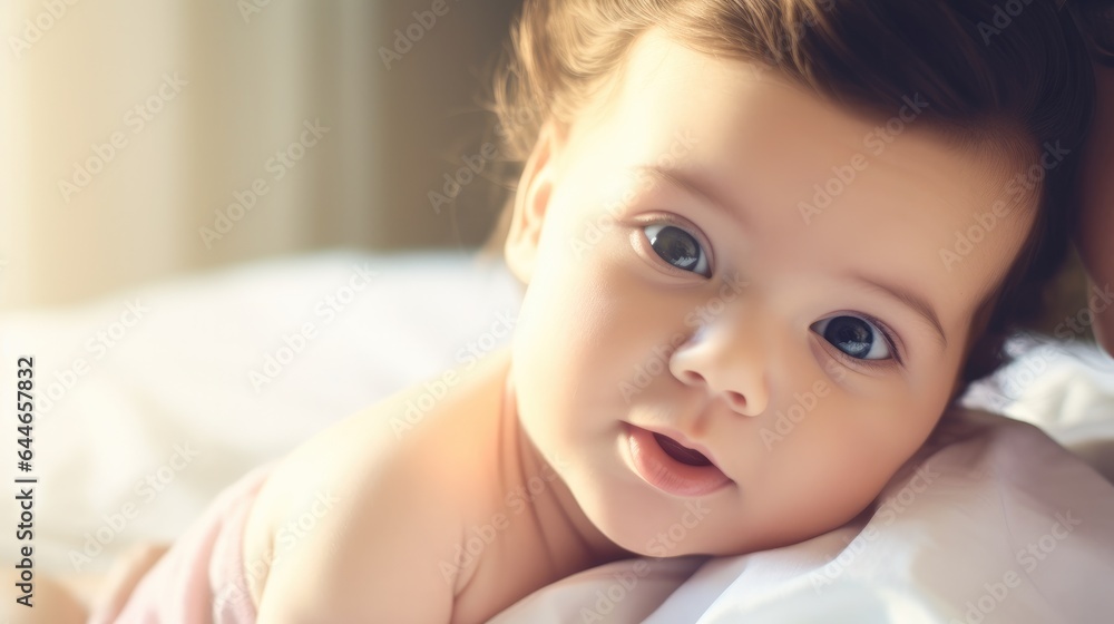 Cute Baby Portrait. Cute Baby Portrait.