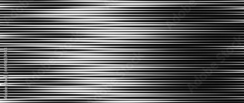 Random lines pattern. White tv noise pattern. Black and white horizontal irregular lines background pattern. Glitch concept wallpaper. Vector illustration.