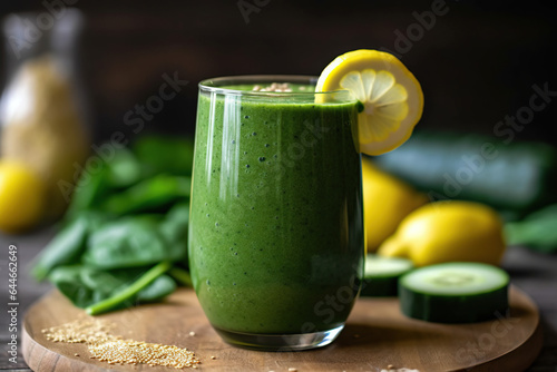 Vibrant Super Green Spirulina Smoothie: A Nutrient-Packed Plant-Based Delight
