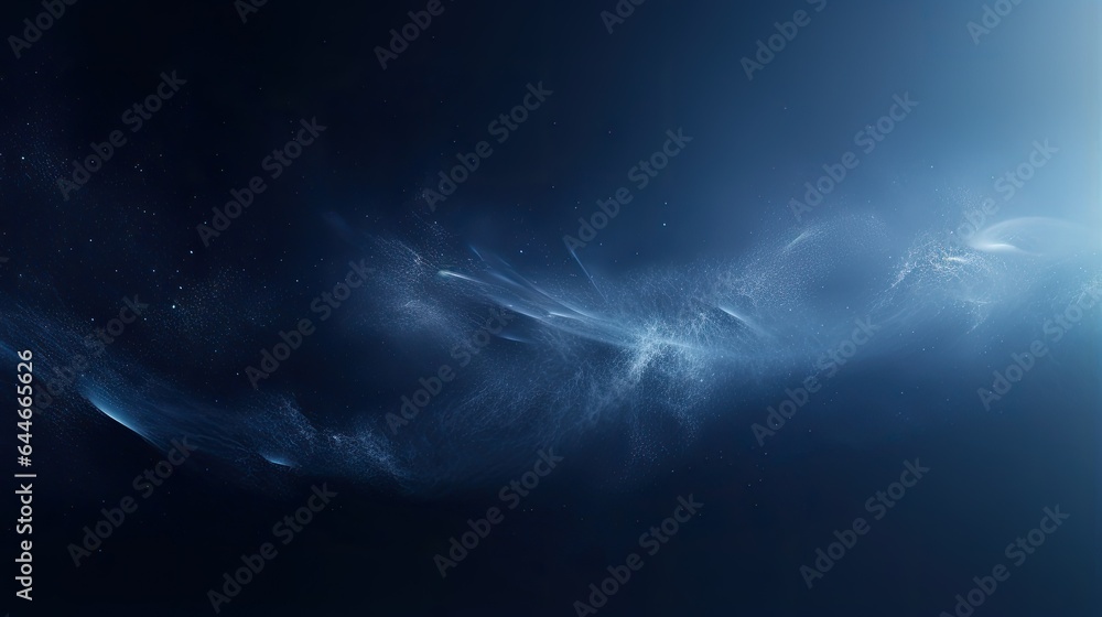 Dark blue and glow particle abstract background. - obrazy, fototapety, plakaty 