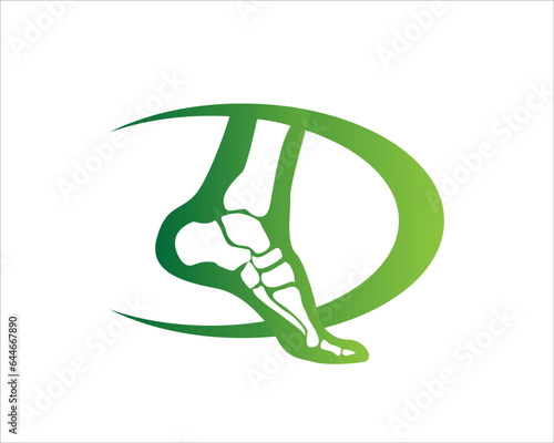 ankle health care clinic logo designs for medical service and hospital logo