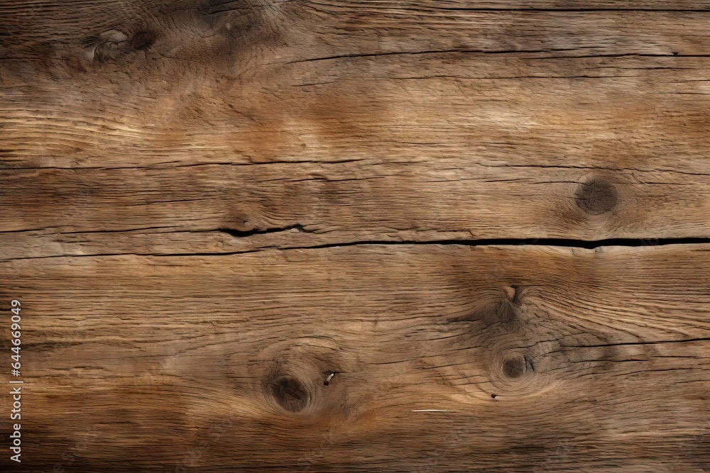 Naklejka premium old wood texture, generative AI