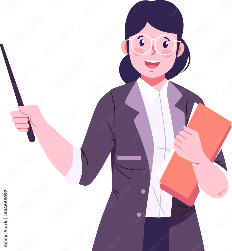 Teacher's Day Character illustration Teacher's Day Character illustration