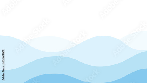 Blue Wave Background Abstract Wallpaper Design