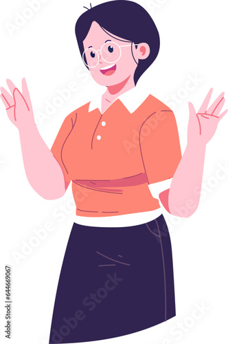 Teacher's Day Character illustration