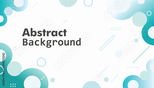 Trendy editable template, colorful circles background wallpaper