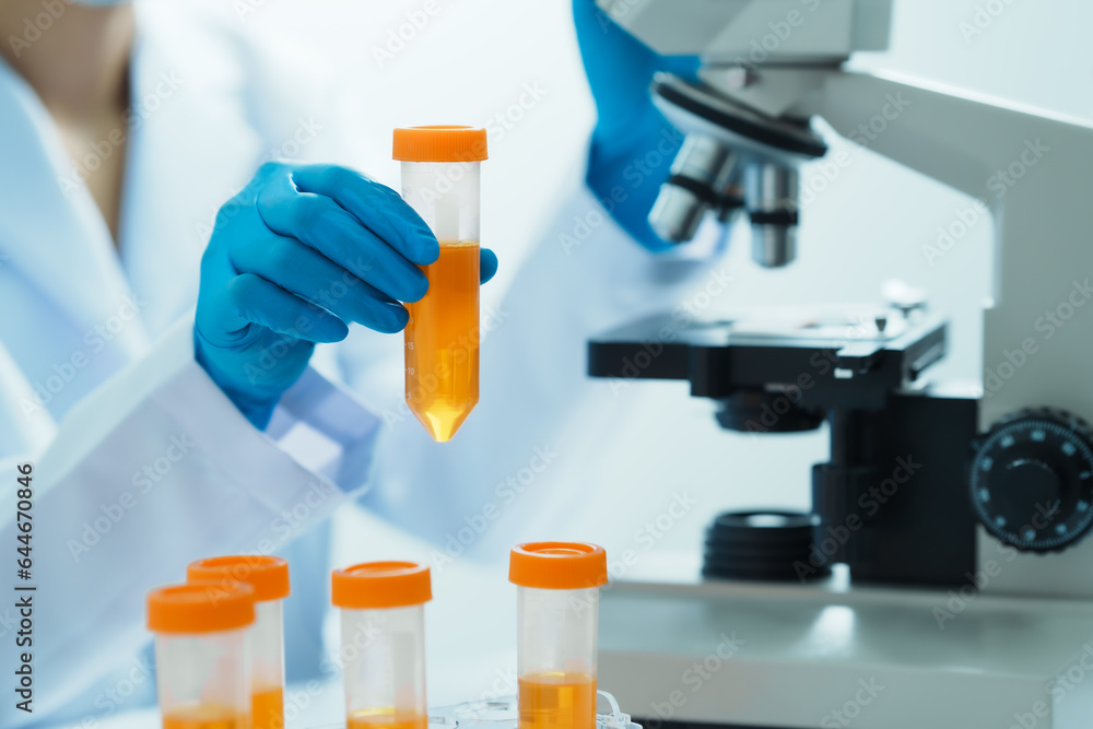 Close-up of laboratory technician conducting rigorous oil test, ensuring product integrity and safety, oil sample for quality control and purity testing, advancing petrochemical knowledge Close-up of laboratory technician conducting rigorous oil test, ensuring product integrity and safety, oil sample for quality control and purity testing, advancing petrochemical knowledge