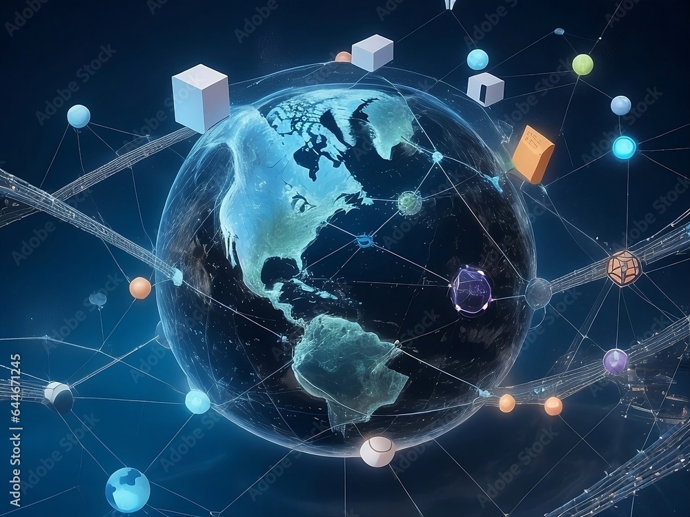 Connected World. AI-generated Connected World. AI-generated
