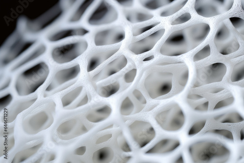 Glistening PTFE Surface: A Captivating Macro Shot of Polytetrafluoroethylene Texture