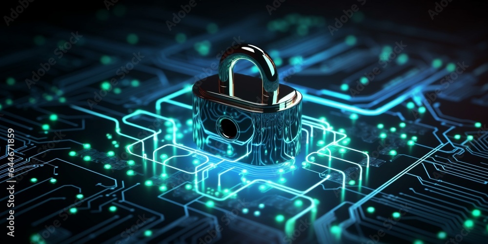 pad lock Data protection Cyber Security business pad lock Data protection Cyber Security business