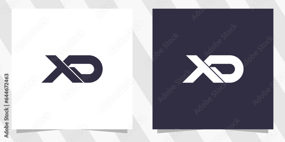 letter xd dx logo design letter xd dx logo design