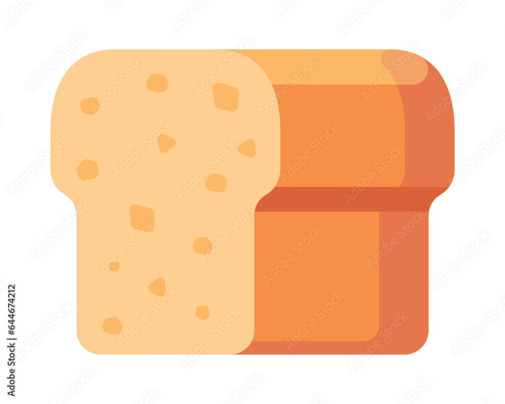 Traditional classic bread. White wheat flour baking. Crisp Loaf. Nutrition product, Isolated on white background.vector illustration Traditional classic bread. White wheat flour baking. Crisp Loaf. Nutrition product, Isolated on white background.vector illustration