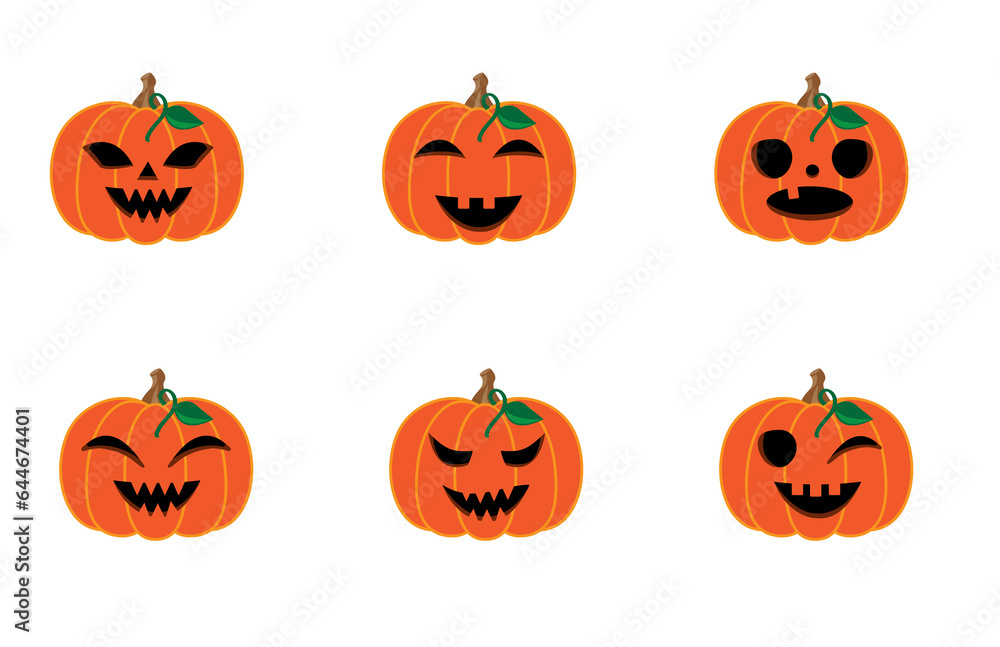 Halloween Pumpkin Set Halloween Pumpkin Set