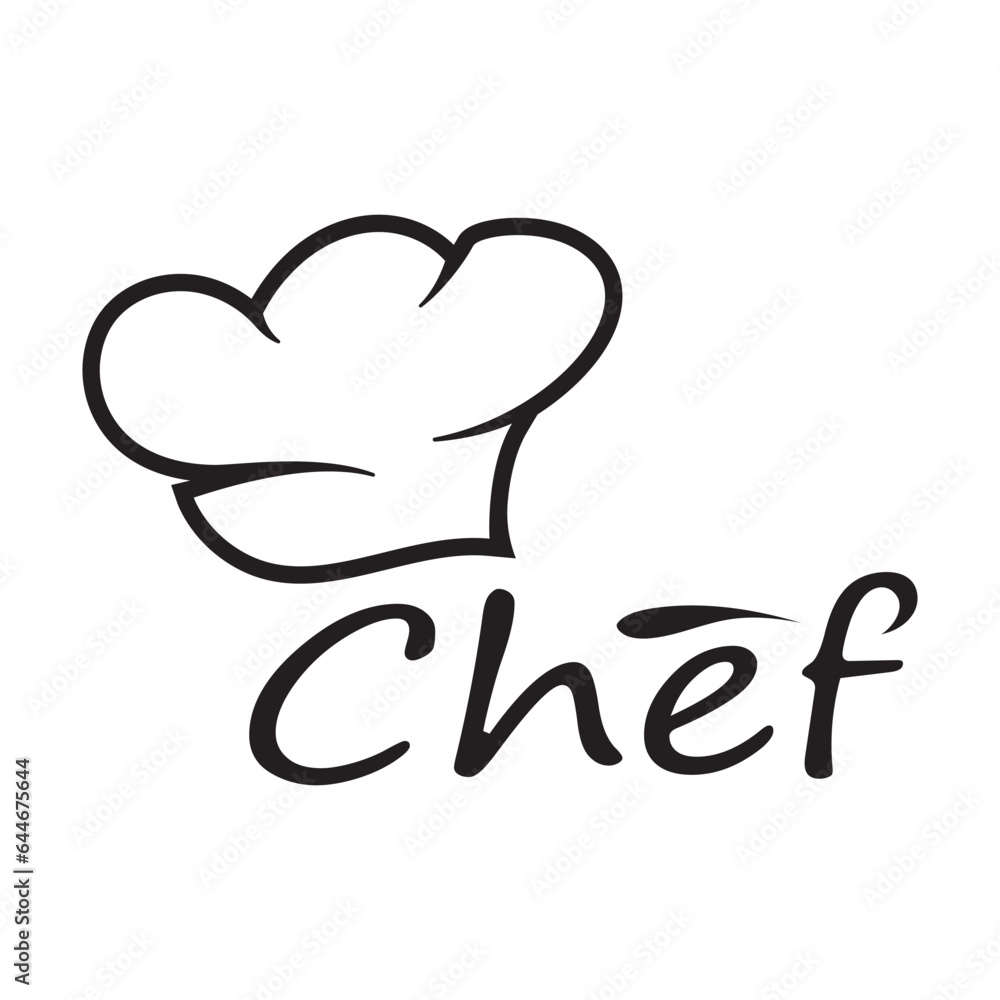 professional logo chef or kitchen chef hat.for business,home cook,and restaurant chef.bakery,vector professional logo chef or kitchen chef hat.for business,home cook,and restaurant chef.bakery,vector
