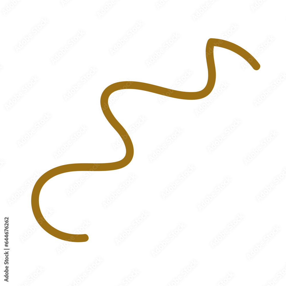 Fototapeta premium Red Pink Orange Squiggles Lines Vectors 