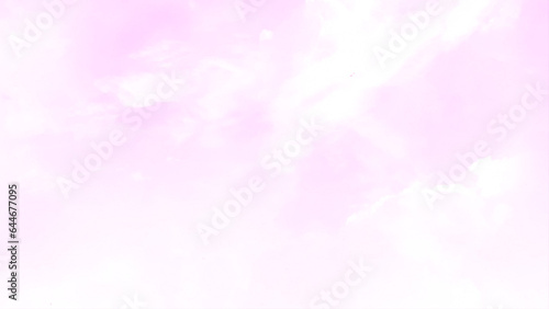 Pink sky and white cloud detail in background with copy space. Sugar cotton pink clouds background. Sky Nature Landscape Background. The summer heaven with colorful clearing sky. Vector illustration.