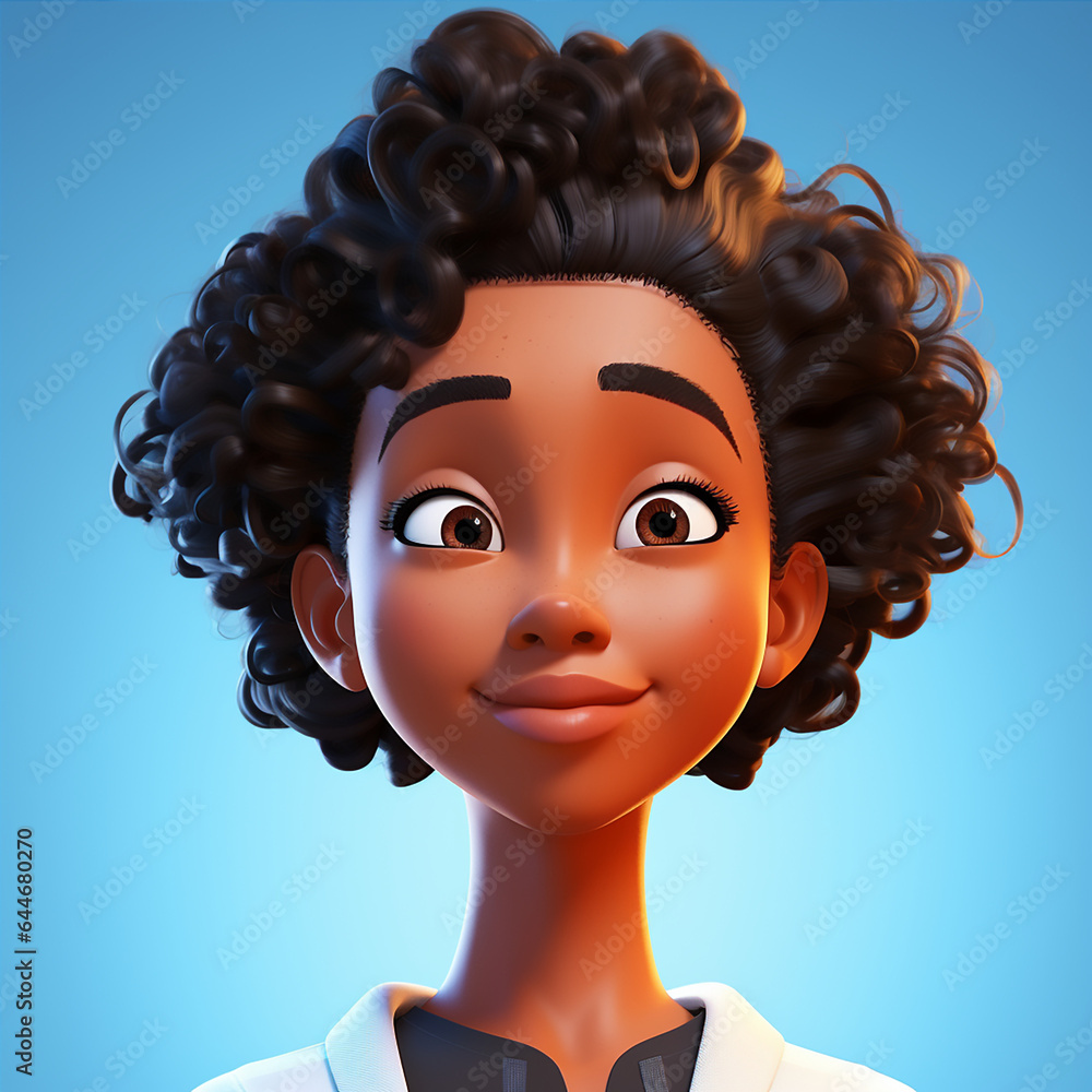 woman portrait 3d design woman portrait 3d design