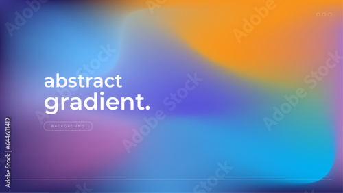 Trendy gradient background colorful abstract