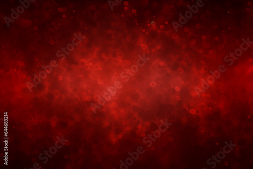 Red abstract background with a blurred texture, Christmas red background illustration, Generative AI