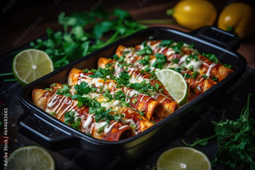 Authentic Mexican Enchiladas: A Zesty Fiesta in Every Bite