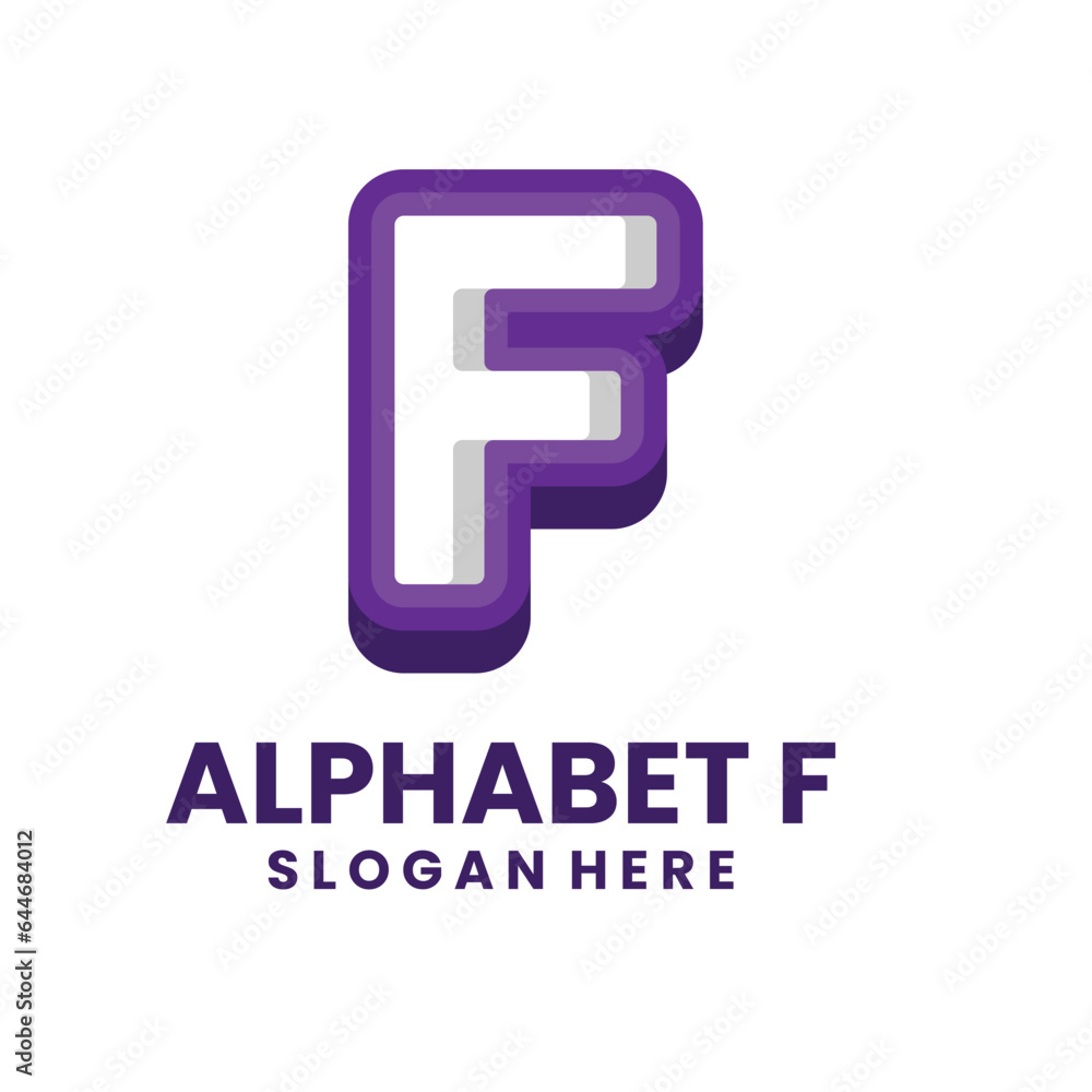 alphabet f logo