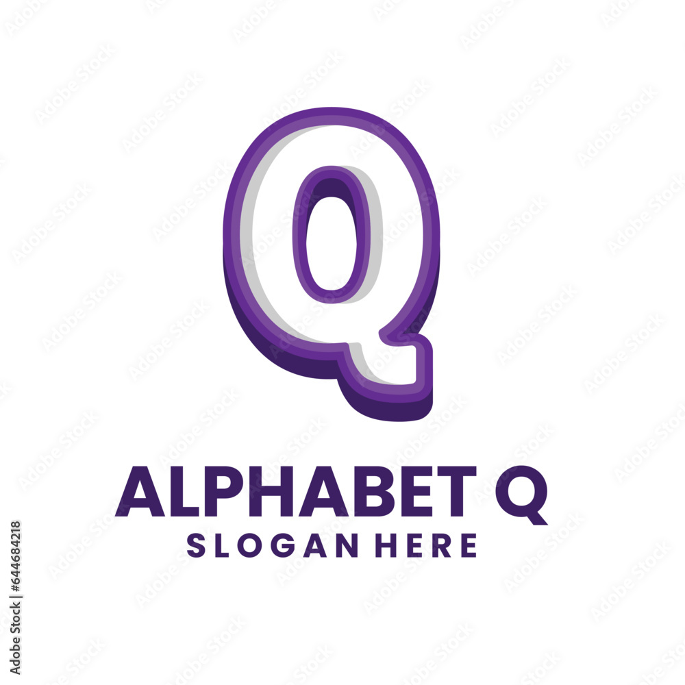 alphabet q logo