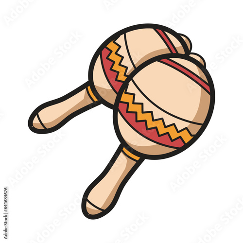 Maracas Music Instrument Clipart