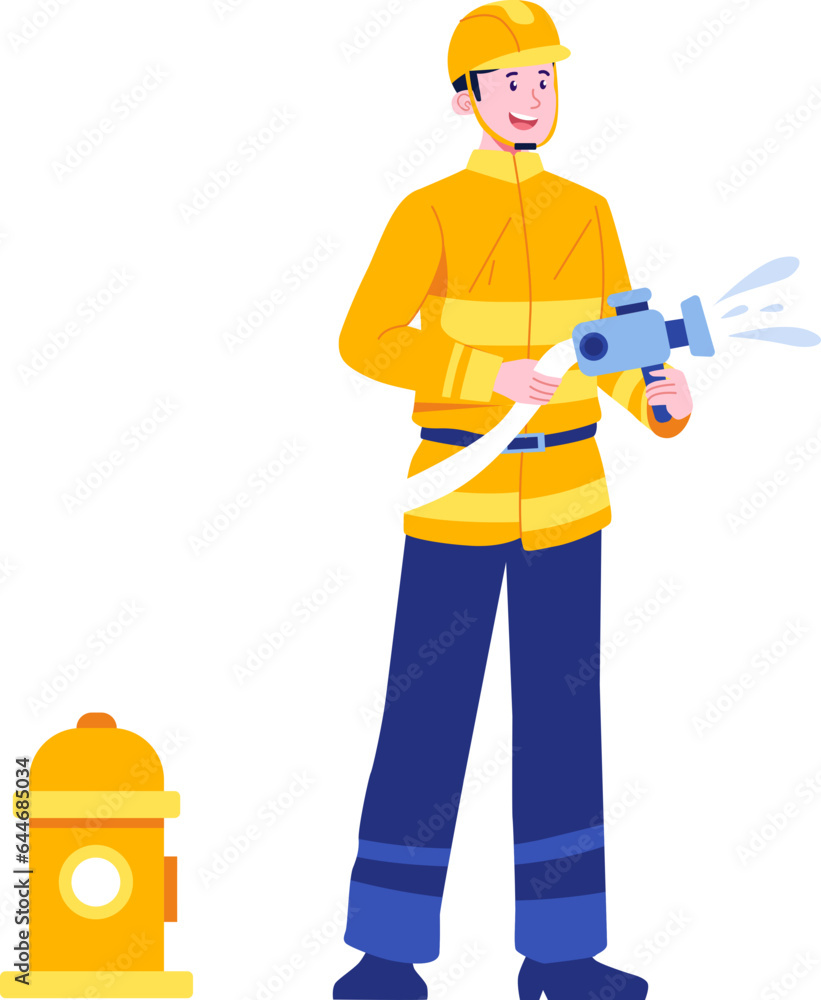 Labor Day character illustration