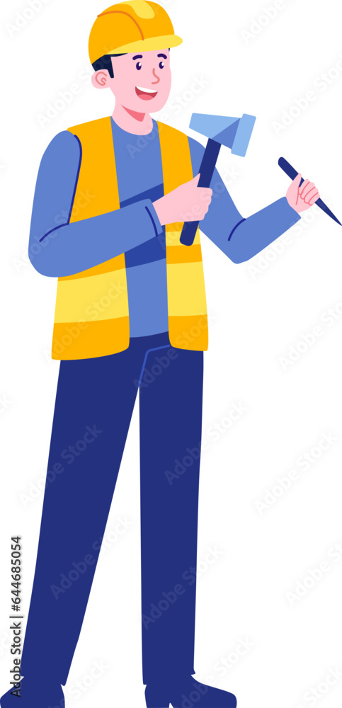 Labor Day character illustration Labor Day character illustration