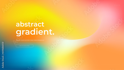 Colorful modern abstract gradient background