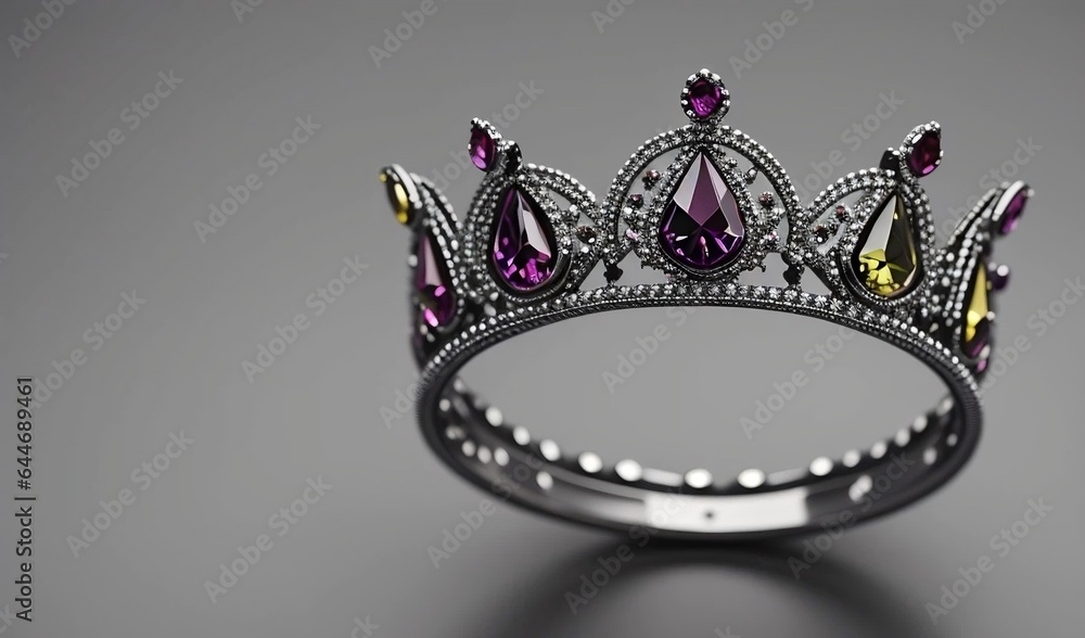 Fototapeta premium crown with diamonds