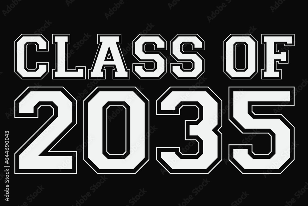 Class of 2035 Funny T-Shirt Design Class of 2035 Funny T-Shirt Design